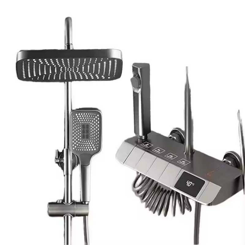 Badezimmer-Duscharmatur-Set aus Kupfer